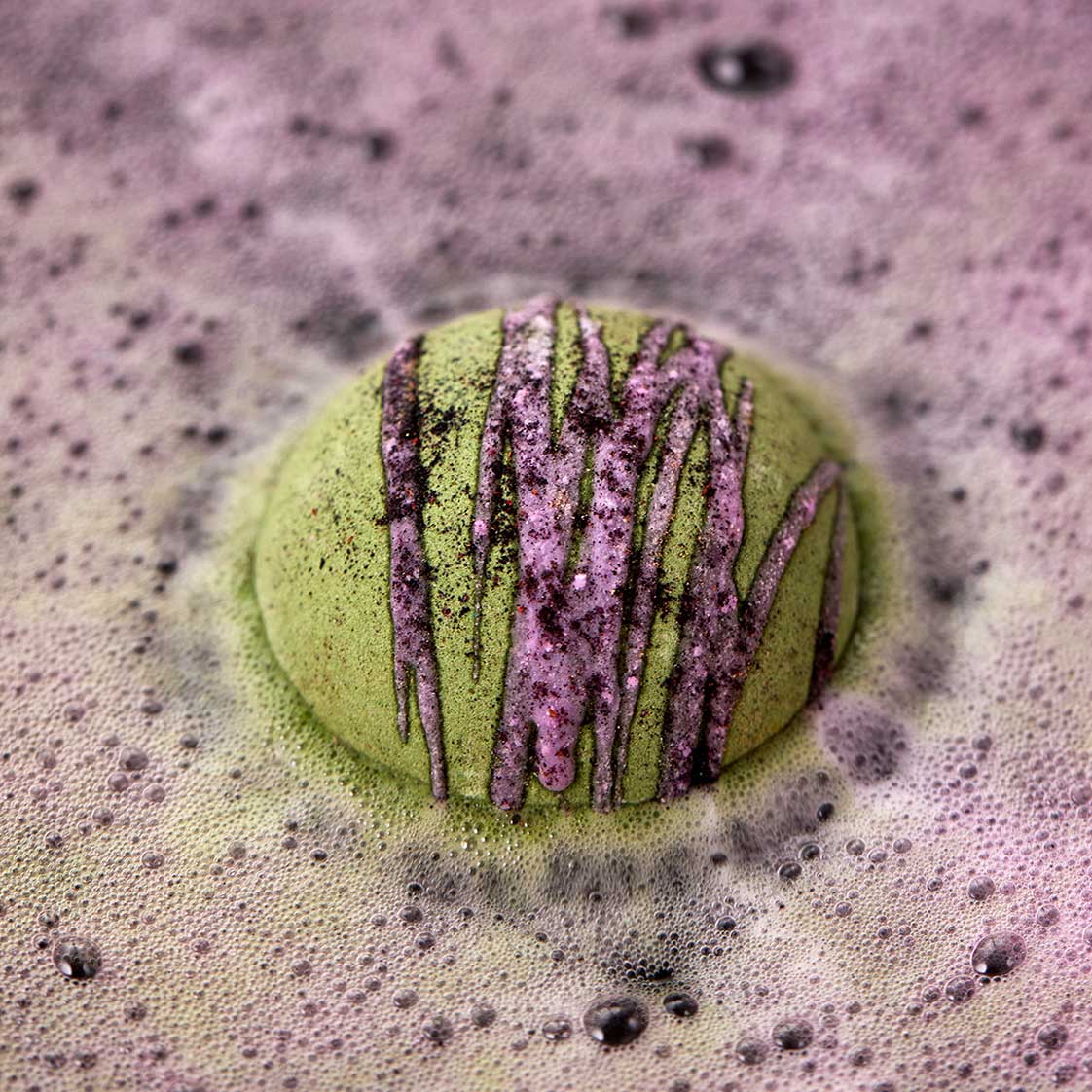 Blueberry Matcha Oat Latte