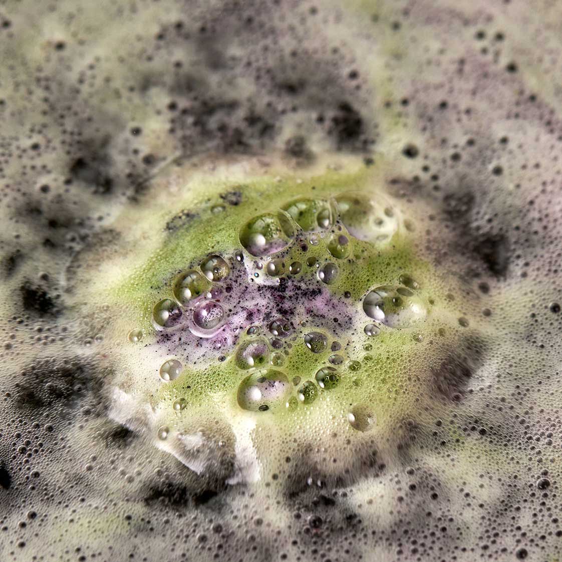 Blueberry Matcha Oat Latte