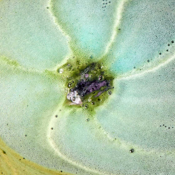 Blueberry Matcha Oat Latte